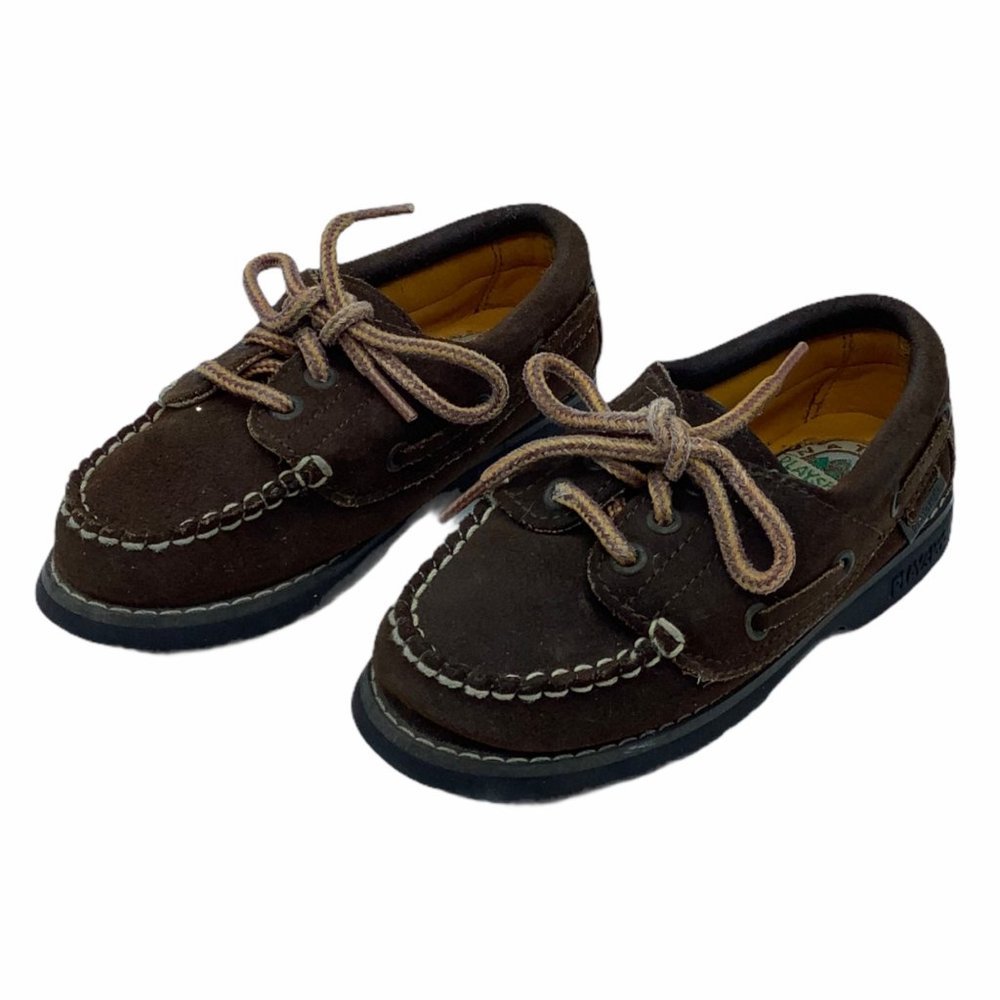 Vintage Playskool 1992 Kid Toddler Leather Nature Club Loafers Shoes‎ Size 7.5